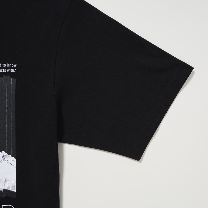 Men Uniqlo Chainsaw Man × Kosuke Kawamura Short Sleeve Ut Oversized T Shirts Black | 6918882