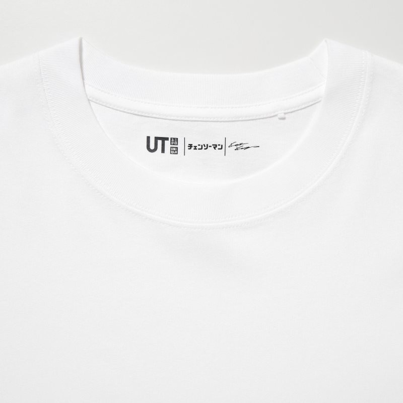 Men Uniqlo Chainsaw Man × Kosuke Kawamura Ut Long-sleeve Graphic T Shirts White | 6649713