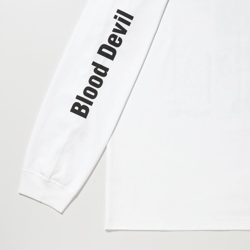 Men Uniqlo Chainsaw Man × Kosuke Kawamura Ut Long-sleeve Graphic T Shirts White | 8762766