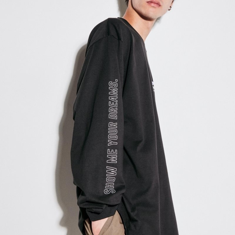 Men Uniqlo Chainsaw Man × Kosuke Kawamura Ut Long-sleeve Graphic T Shirts Grey | 750621