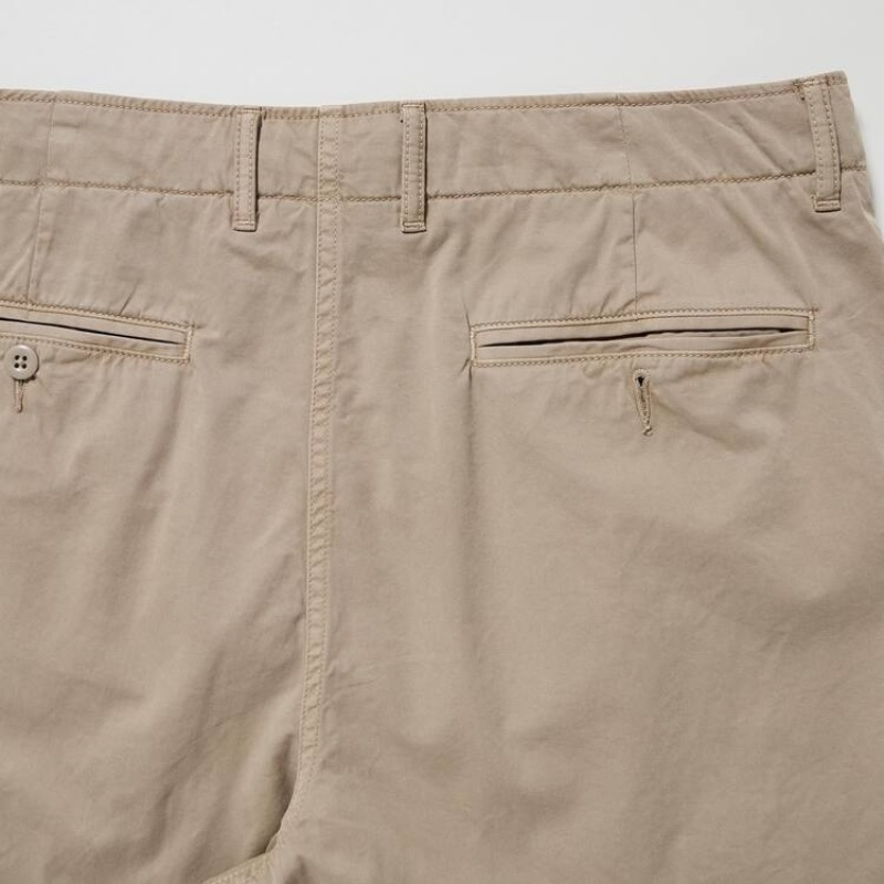 Men Uniqlo Chino Shorts Brown | 4540092
