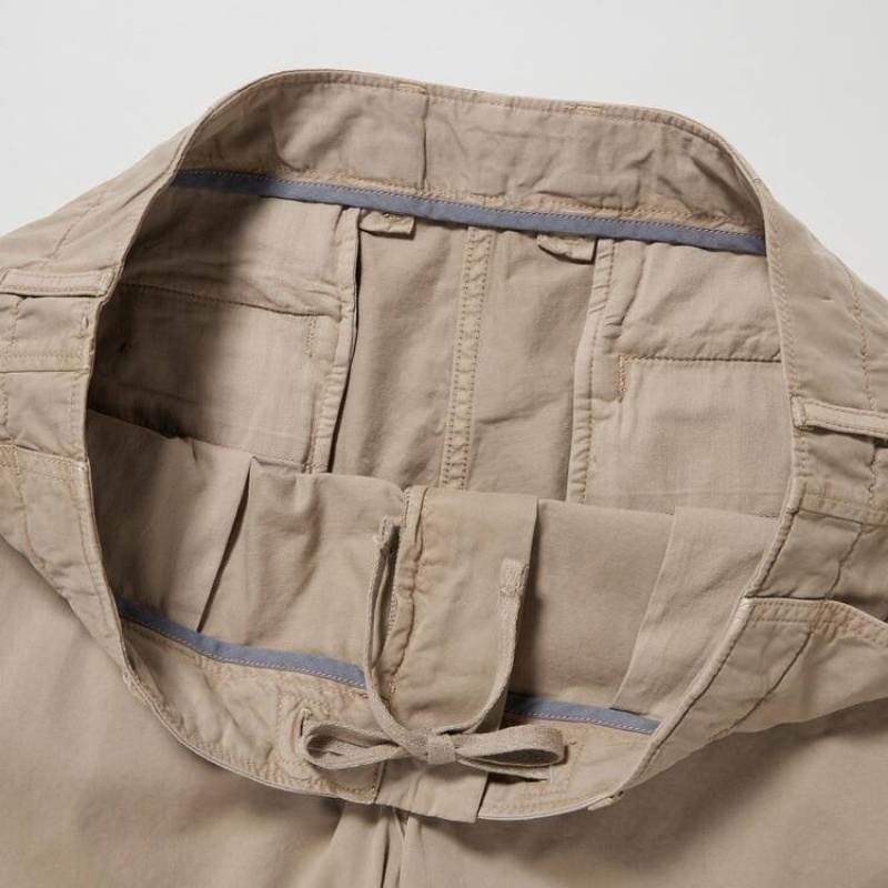 Men Uniqlo Chino Shorts Brown | 4540092