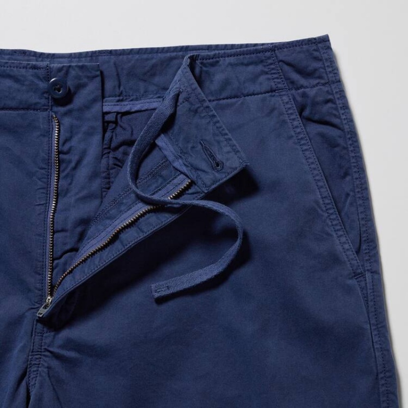 Men Uniqlo Chino Shorts Navy | 2796842