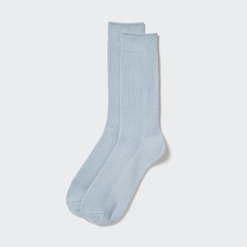 Men Uniqlo Colorful 50 Socks Blue | 9732972