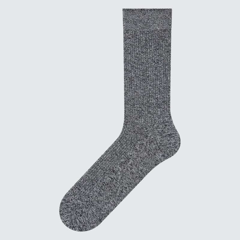 Men Uniqlo Colorful 50 Socks Grey | 1292242