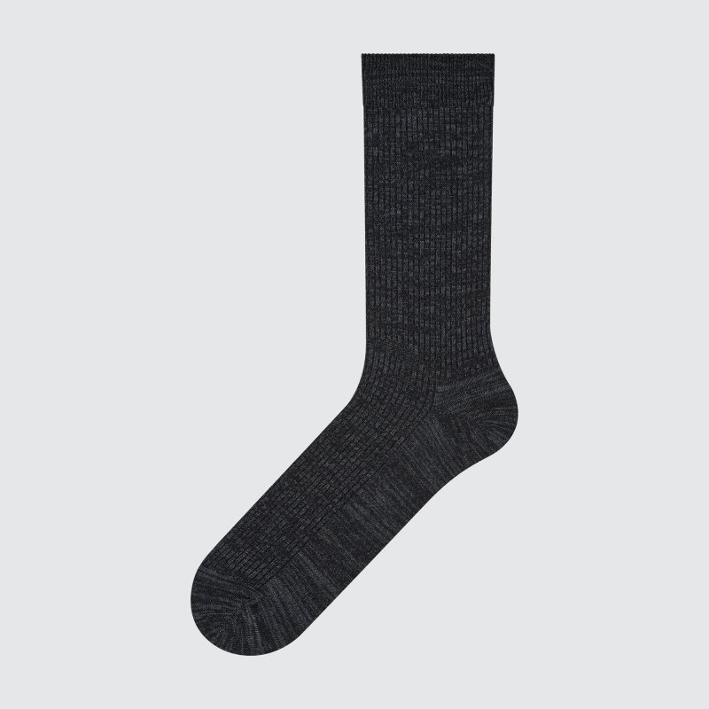 Men Uniqlo Colorful 50 Socks Grey | 5347304