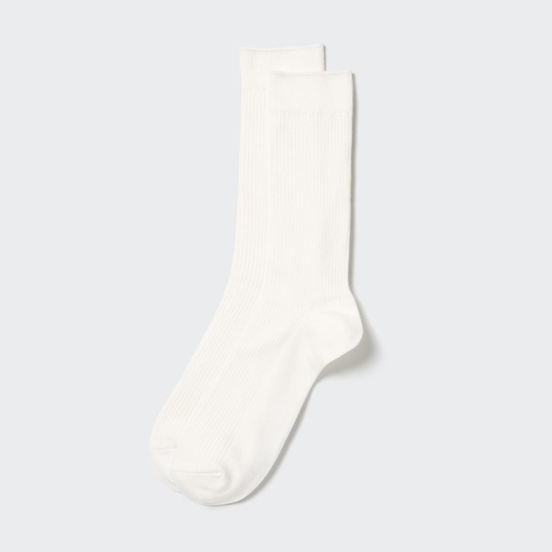 Men Uniqlo Colorful 50 Socks White | 9350627