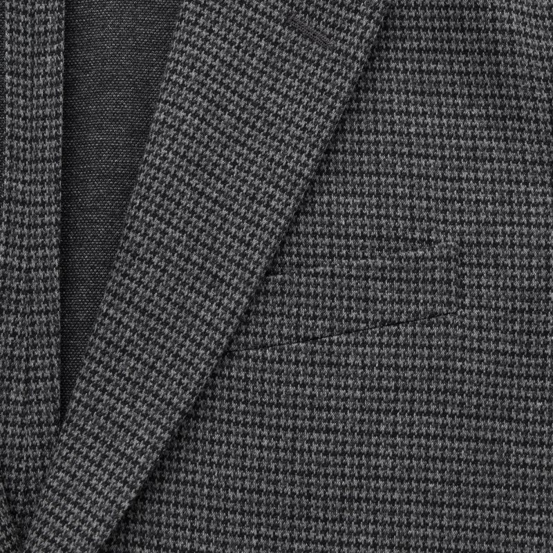Men Uniqlo Comfort Houndstooth Jackets Grey | 4003524