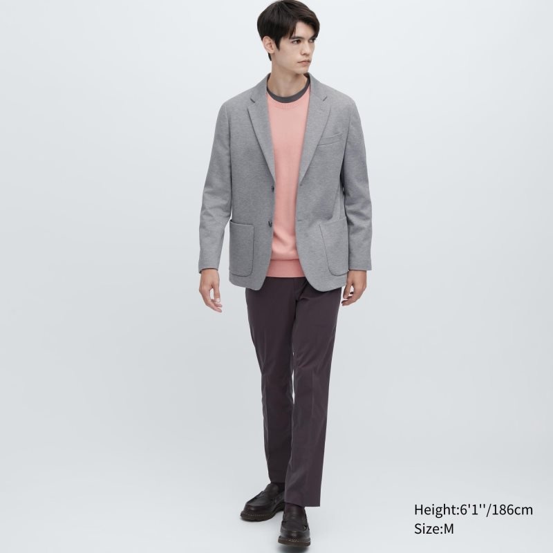Men Uniqlo Comfort Jackets Black | 1049353