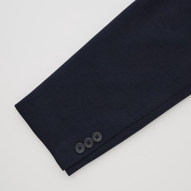 Men Uniqlo Comfort Jackets Black | 1049353