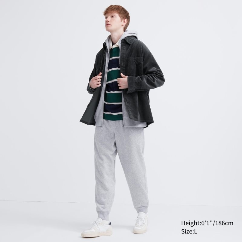 Men Uniqlo Corduroy Work Long-sleeve Shirts Navy | 5788564