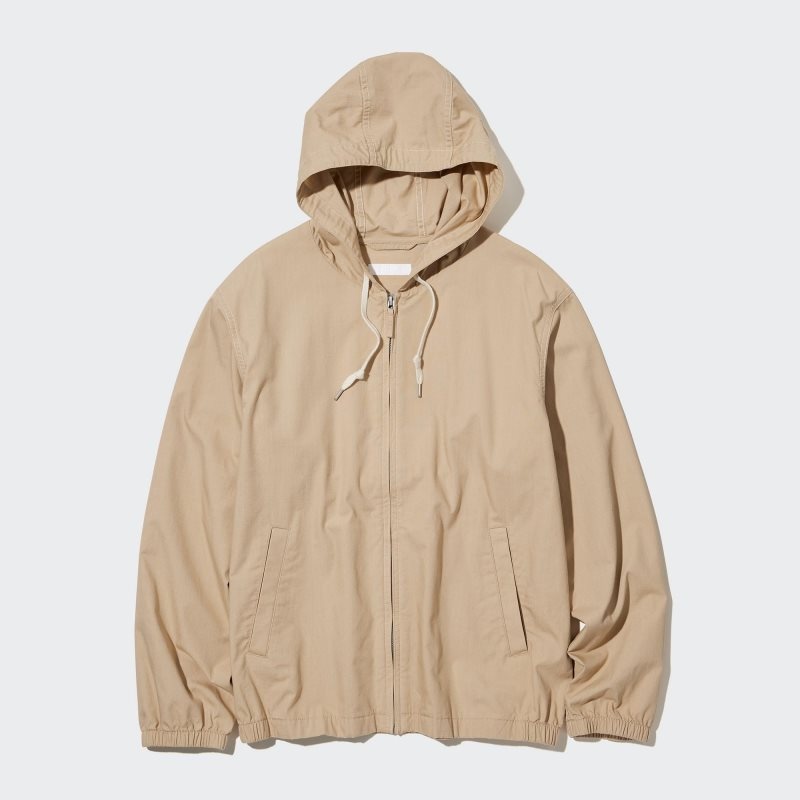 Men Uniqlo Cotton Parka Navy | 6802614