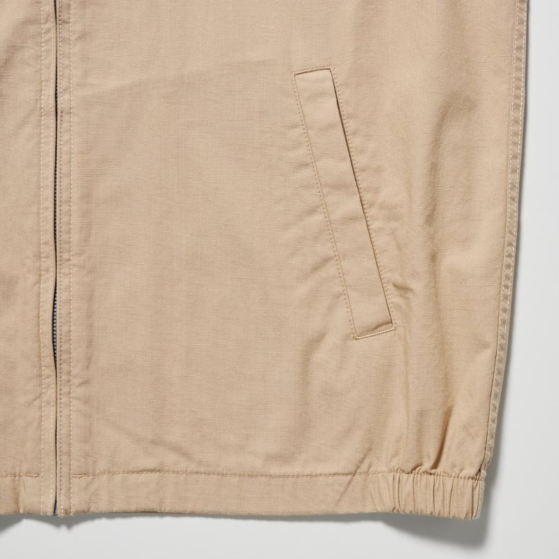 Men Uniqlo Cotton Parka Navy | 6802614