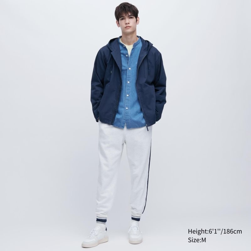 Men Uniqlo Cotton Parka Pink | 1262779