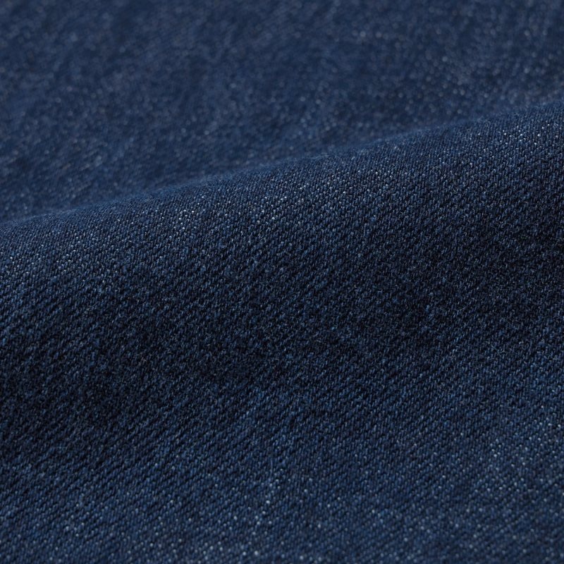 Men Uniqlo Denim Utility Long-sleeve Overshirt Shirts Blue | 858987
