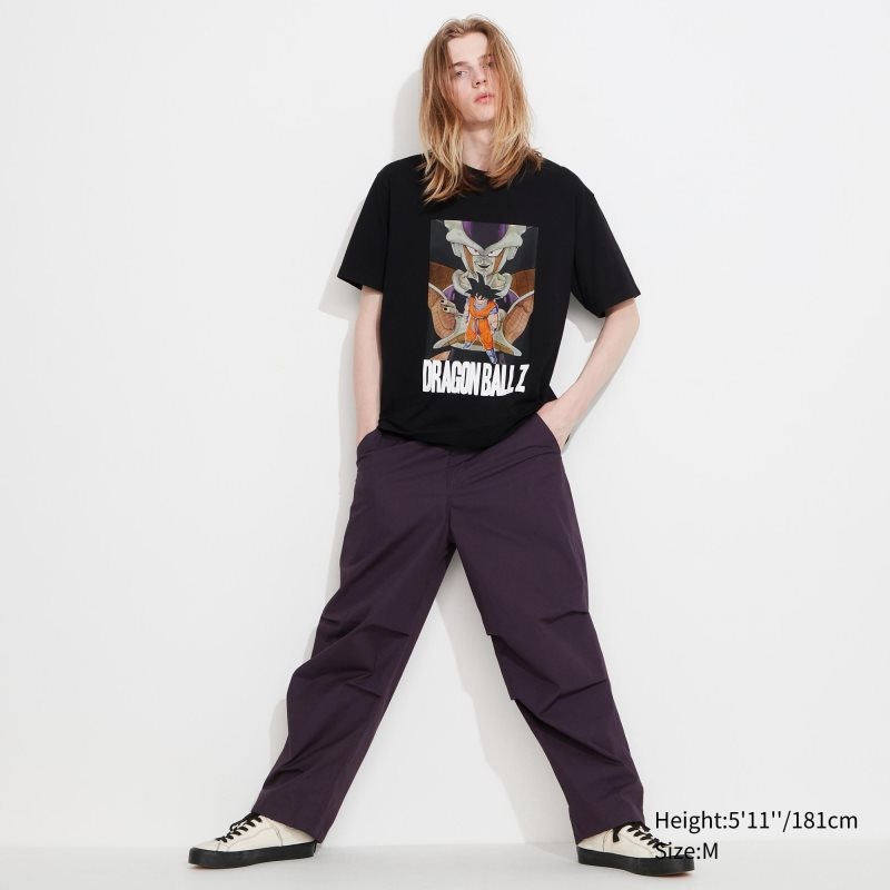 Men Uniqlo Dragon Ball Ut Short-sleeve Graphic T Shirts Black | 8918765