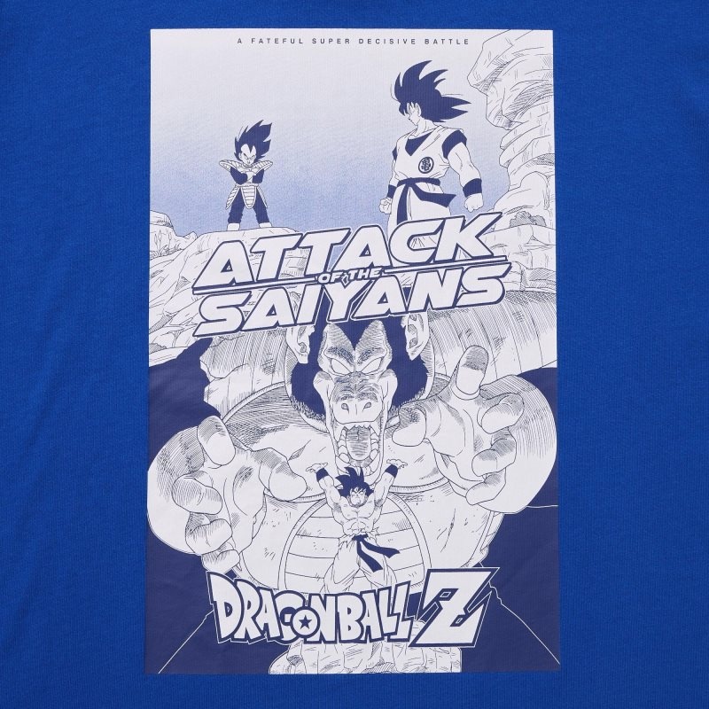 Men Uniqlo Dragon Ball Ut Short-sleeve Graphic T Shirts Blue | 4889625