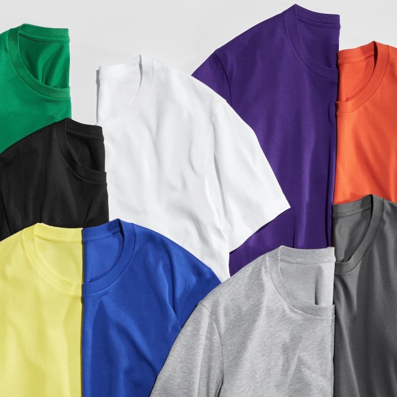 Men Uniqlo Dry Crew Neck Short-sleeve Color T Shirts Green | 26972