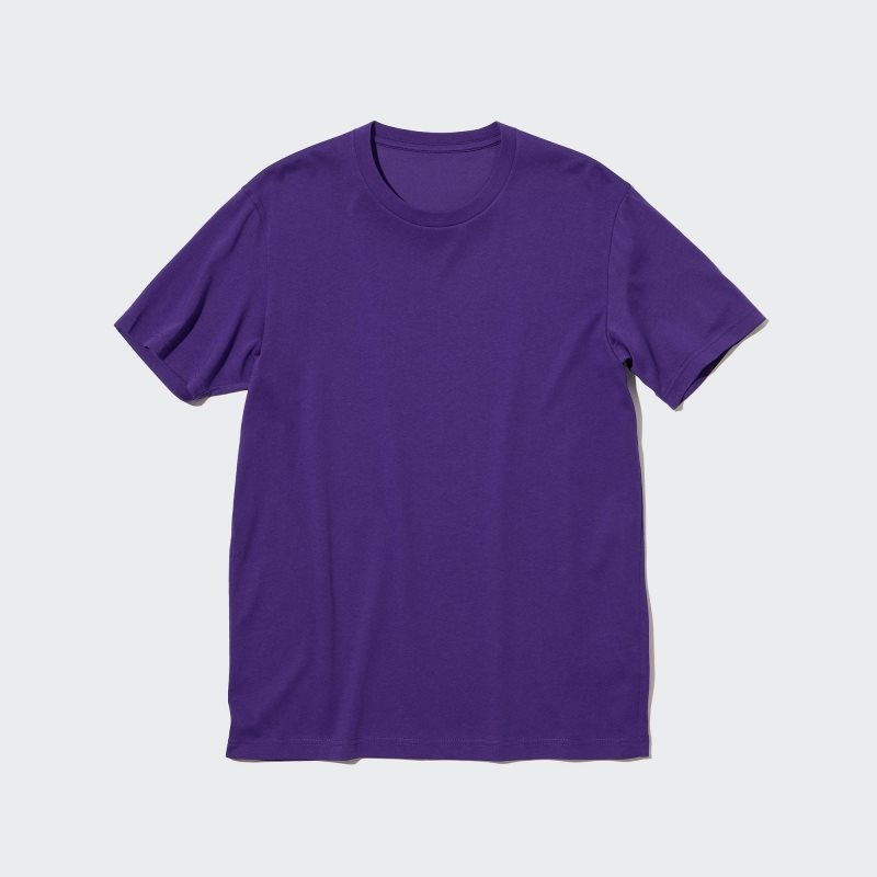 Men Uniqlo Dry Crew Neck Short-sleeve Color T Shirts Yellow | 311103