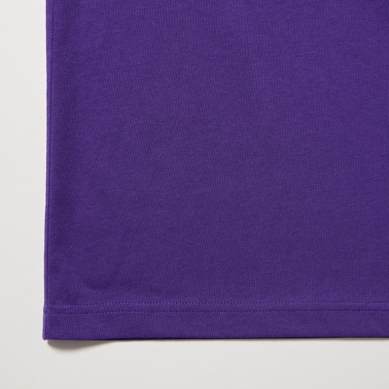Men Uniqlo Dry Crew Neck Short-sleeve Color T Shirts Yellow | 311103