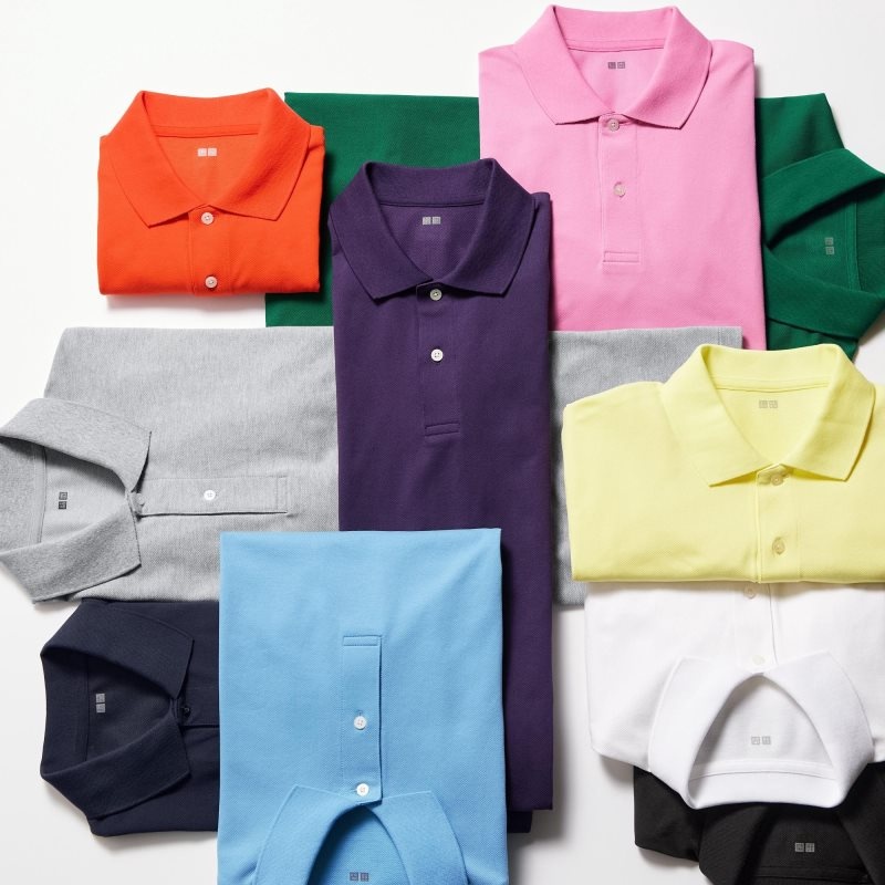 Men Uniqlo Dry Pique Short-sleeve Polo Shirts White | 2821791