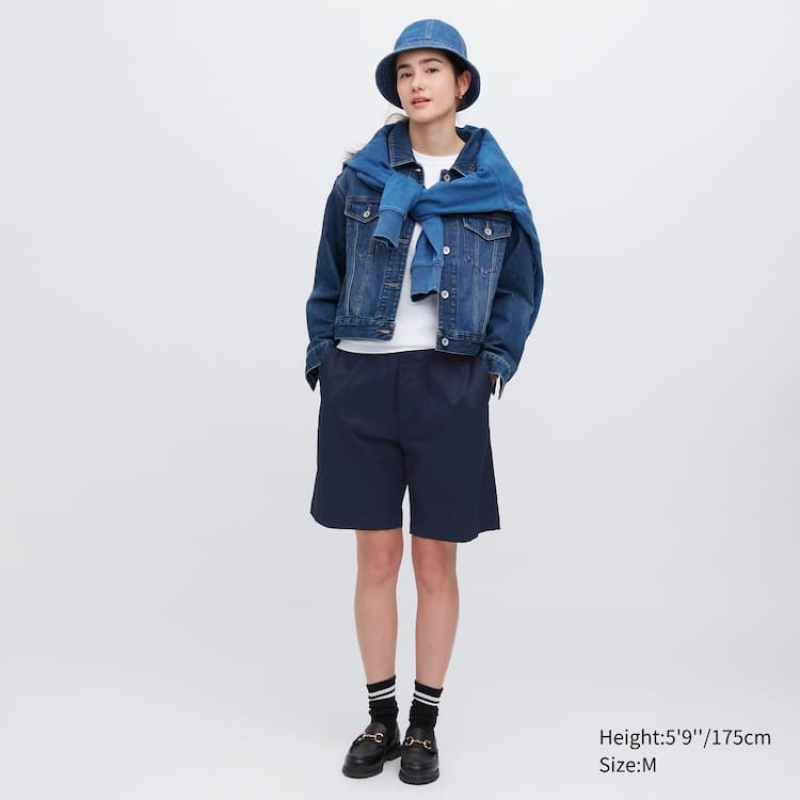 Men Uniqlo Dry Stretch Easy Shorts Grey | 2840481