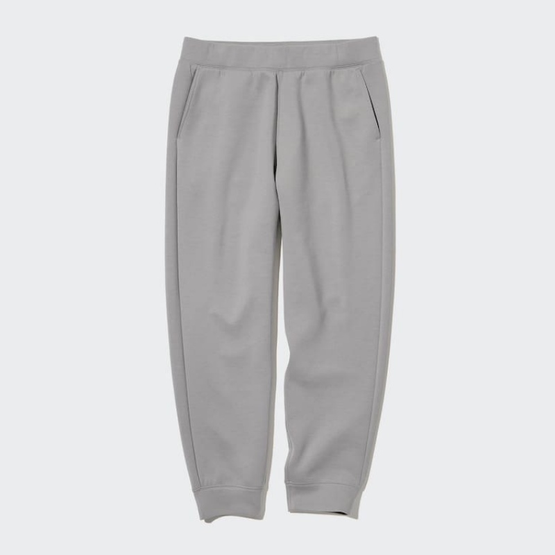 Men Uniqlo Dry Stretch Jogger Pants Grey | 5295855