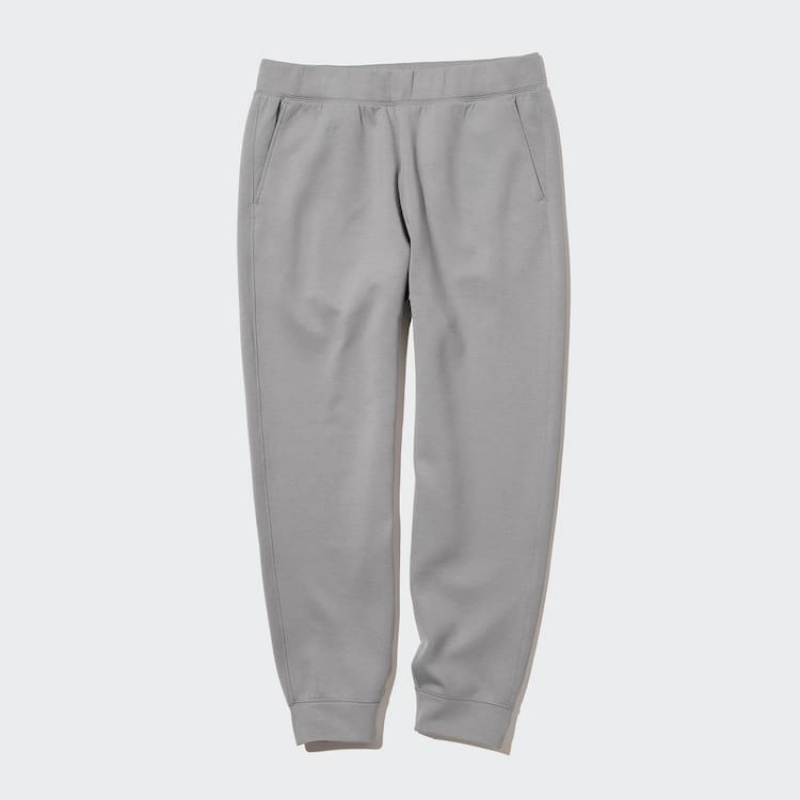 Men Uniqlo Dry Stretch Jogger Pants Grey | 4236106