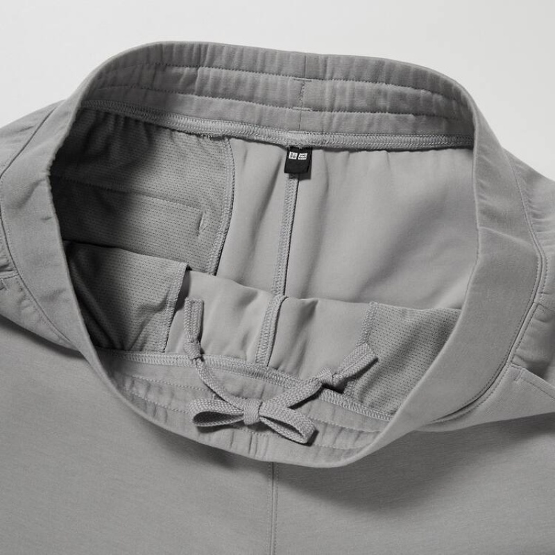 Men Uniqlo Dry Stretch Jogger Pants Grey | 4236106