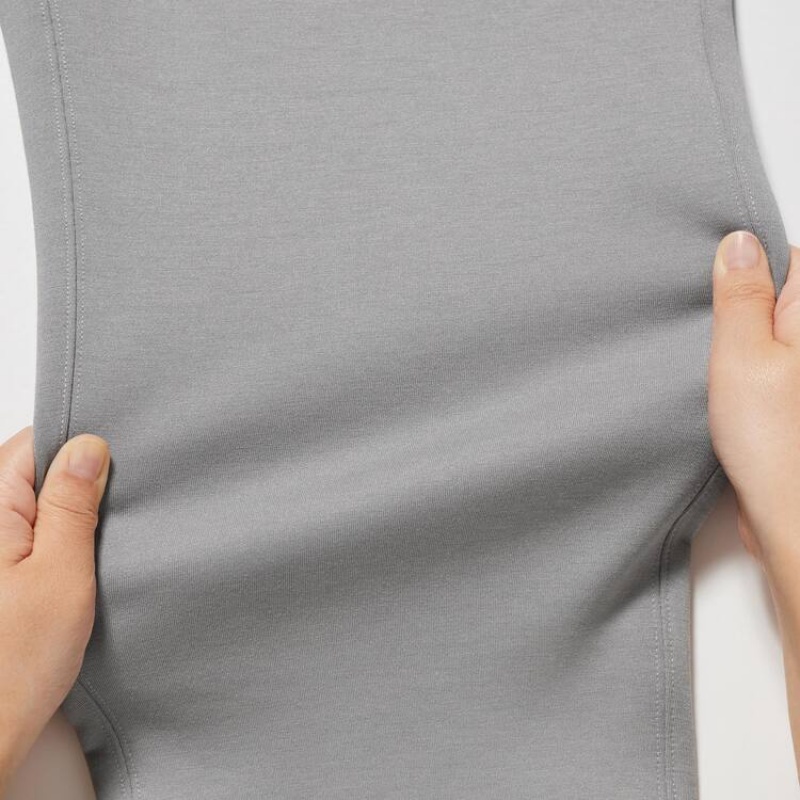 Men Uniqlo Dry Stretch Jogger Pants Grey | 4236106