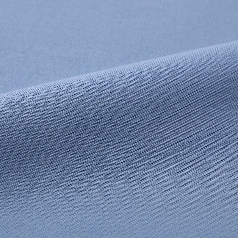 Men Uniqlo Dry-ex Short-sleeve Striped Collar Adam Scott Polo Shirts Blue | 4819013