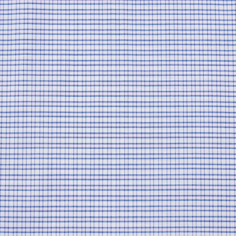 Men Uniqlo Easy Care Checked Stretch Slim-fit Long-sleeve Shirts Blue | 2636171