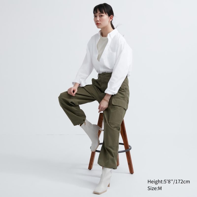 Men Uniqlo Extra Fine Cotton Broadcloth Long-sleeve Shirts White | 1676016