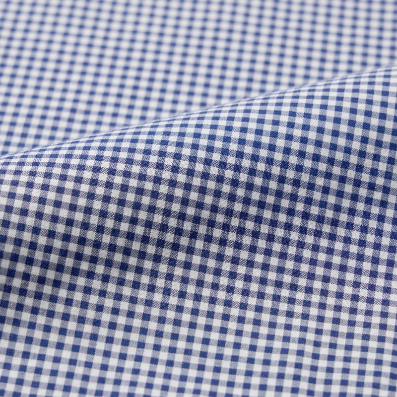 Men Uniqlo Extra Fine Cotton Broadcloth Long-sleeve Shirts Blue | 3776407