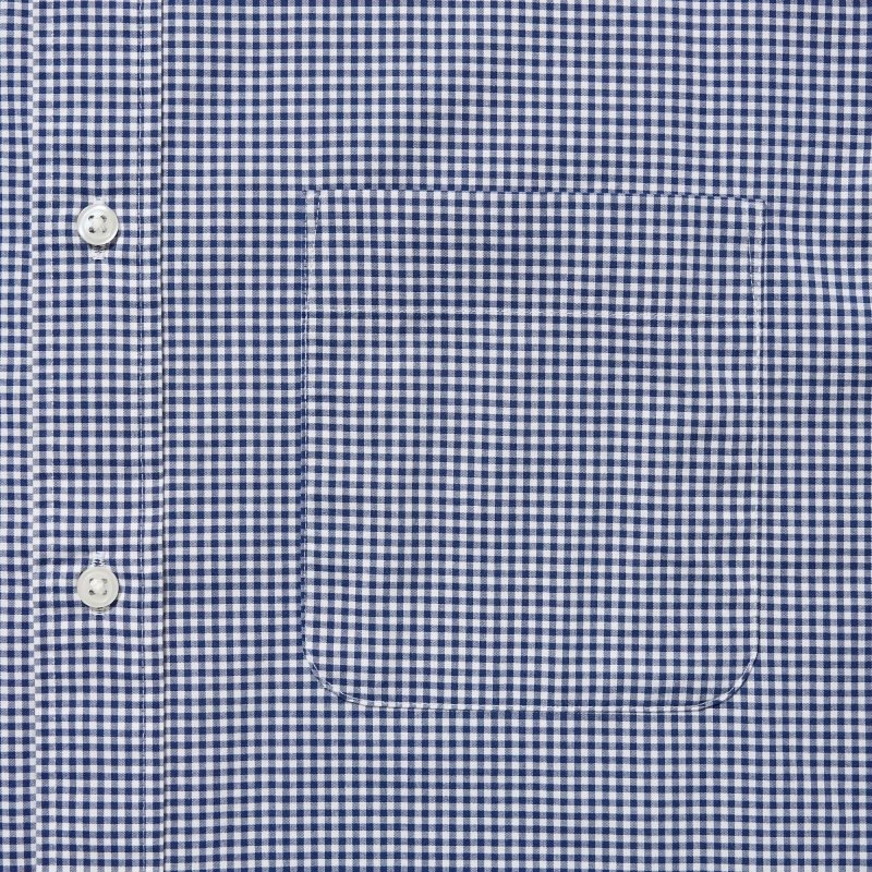 Men Uniqlo Extra Fine Cotton Broadcloth Long-sleeve Shirts Blue | 3776407