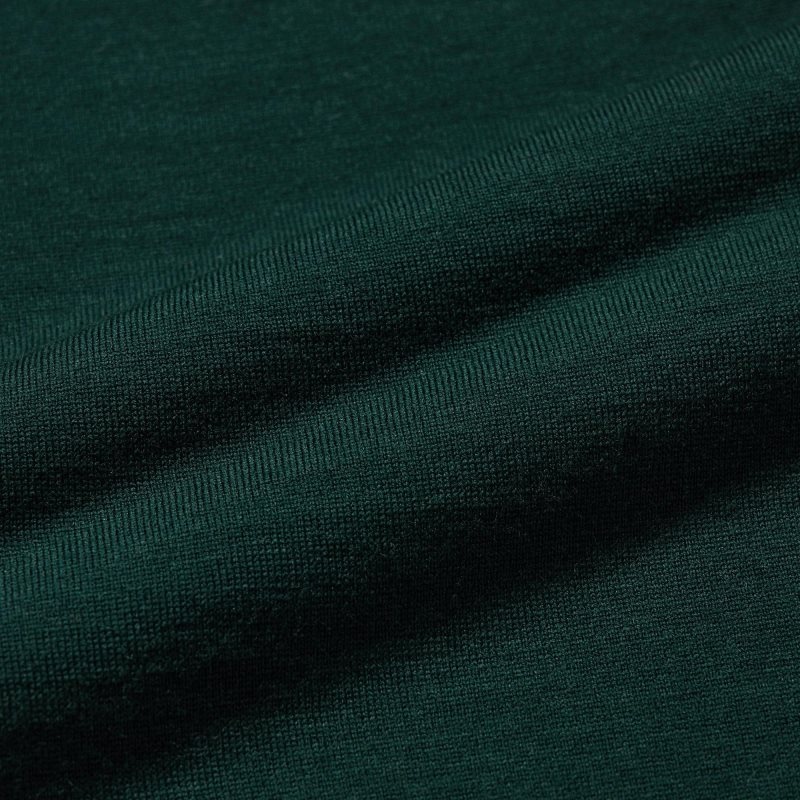 Men Uniqlo Extra Fine Merino V-neck Sweaters Green | 2561546