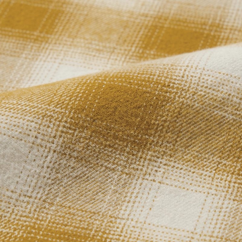 Men Uniqlo Flannel Checked Long-sleeve Shirts Yellow | 3521703