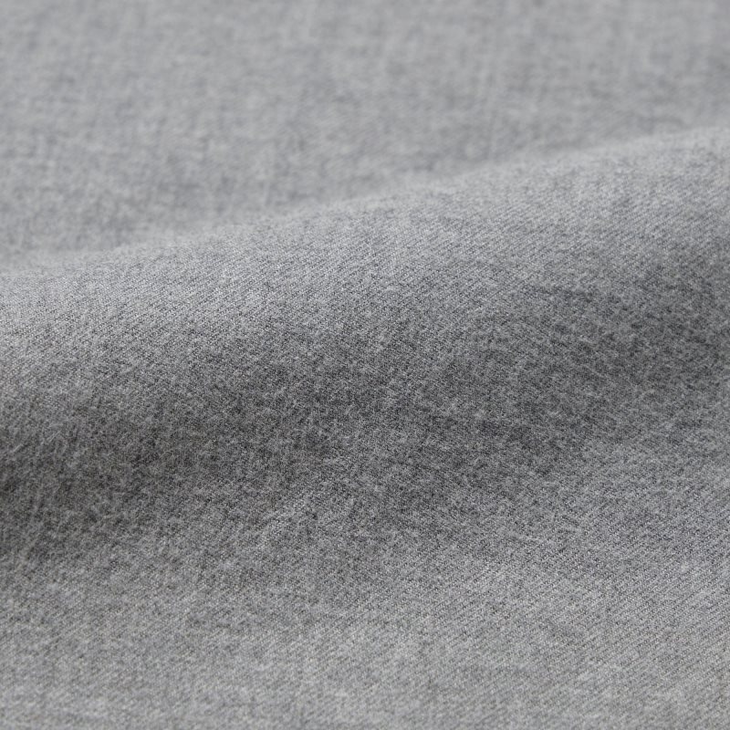 Men Uniqlo Flannel Long-Sleeve Shirts Grey | 2284499