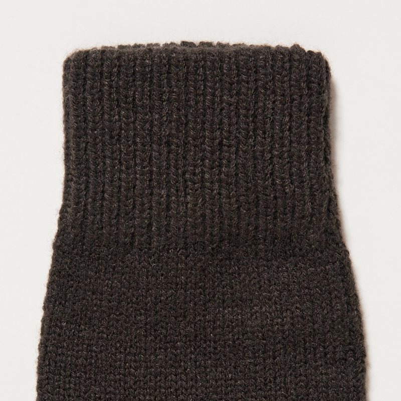 Men Uniqlo HEATTECH Gloves Brown | 527337
