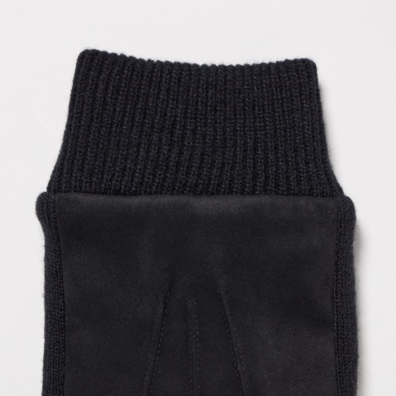 Men Uniqlo HEATTECH Lined Gloves Black | 6349073