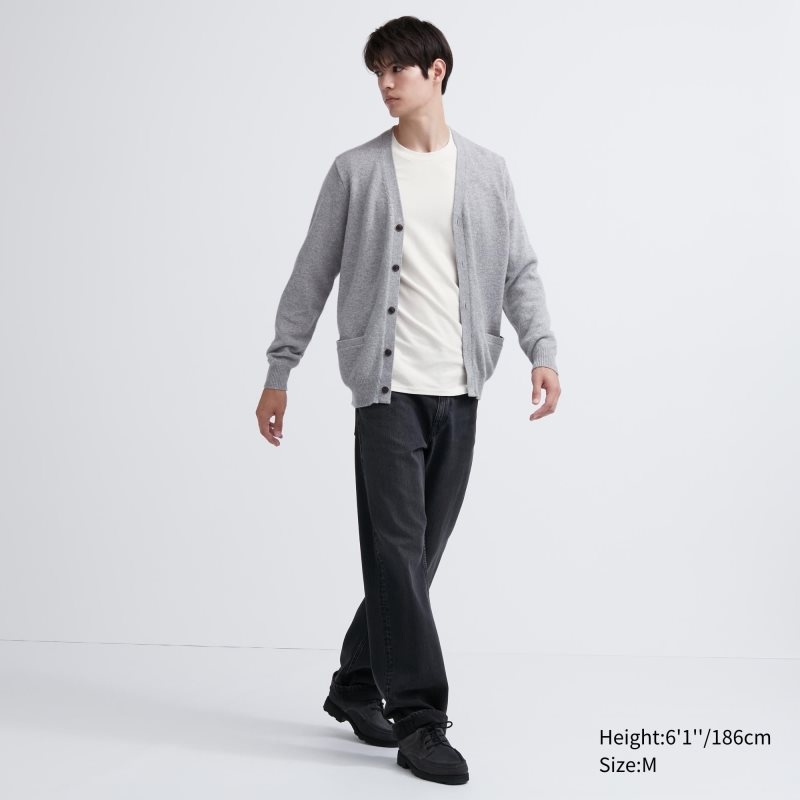 Men Uniqlo Heattech Cotton Crew Neck Extra Warm T Shirts White | 3894463