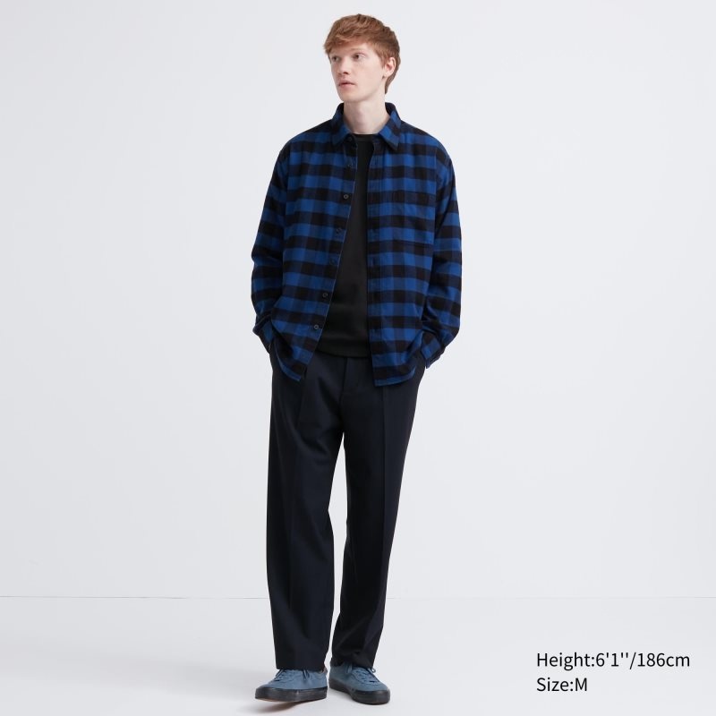 Men Uniqlo Heattech Cotton Waffle Crew Neck Extra Warm T Shirts Black | 8710819