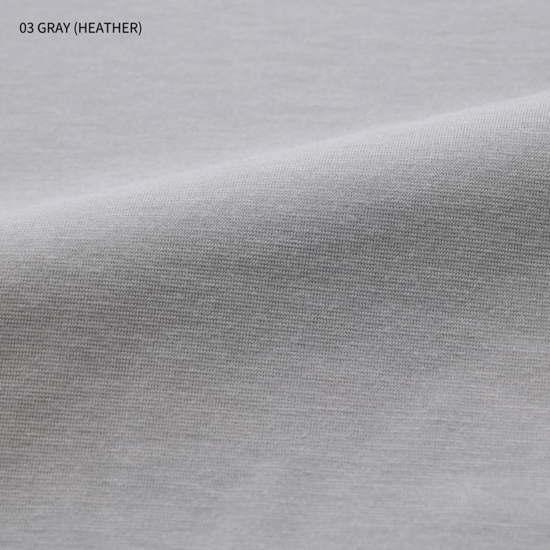 Men Uniqlo Heattech Crew Neck Long Sleeve T Shirts Grey | 8283739