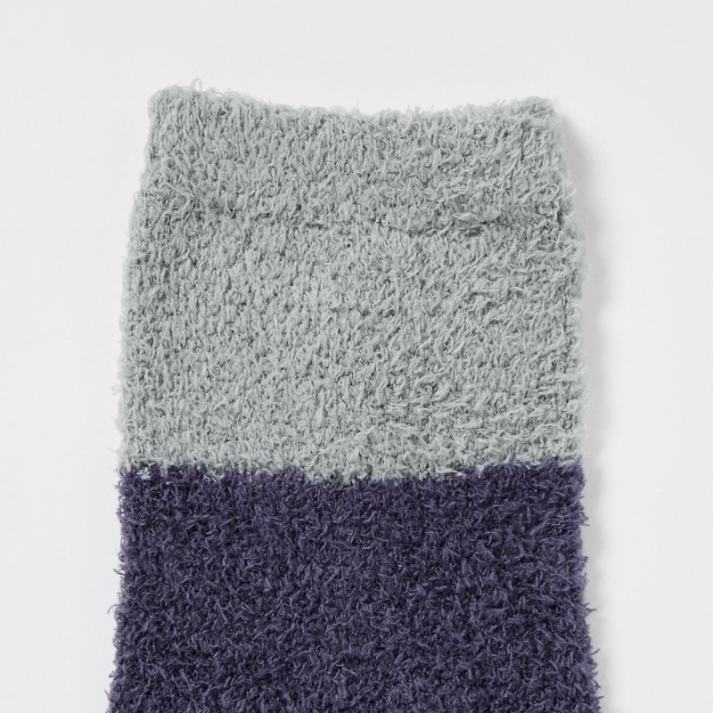 Men Uniqlo Heattech Fluffy Socks Grey | 7790133