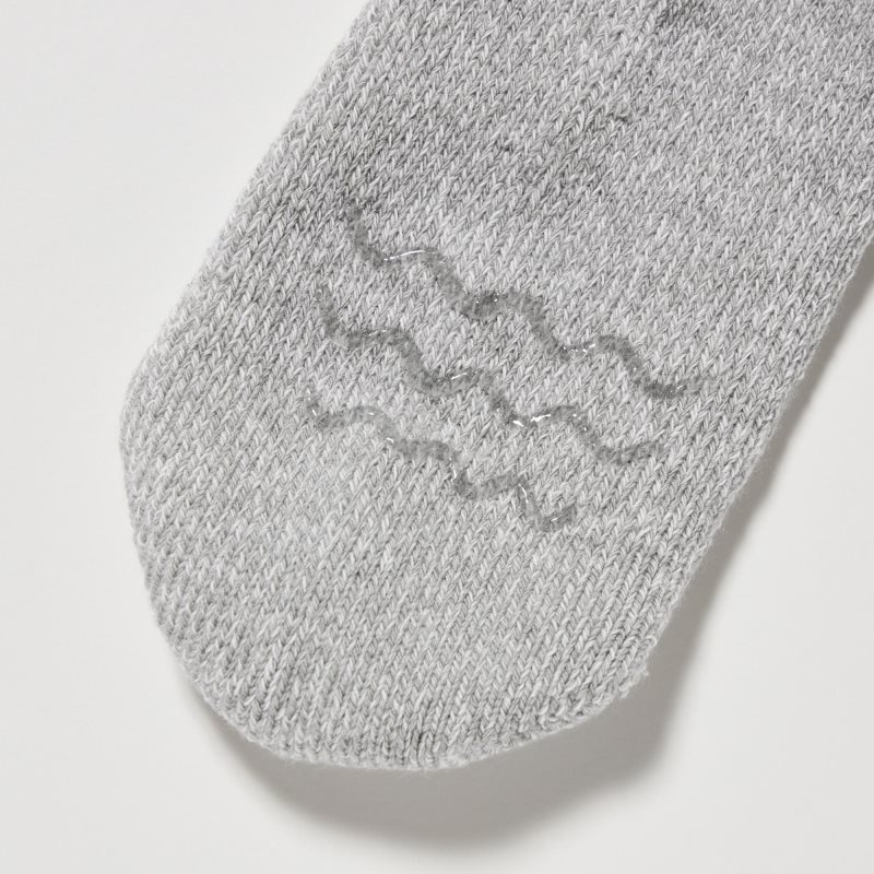 Men Uniqlo Heattech Soft Pile Heather Socks Grey | 5075177