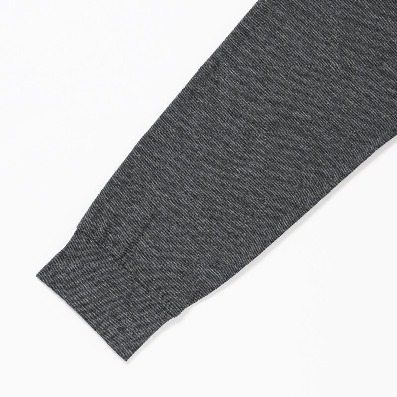 Men Uniqlo Heattech Turtleneck T Shirts Grey | 4638314