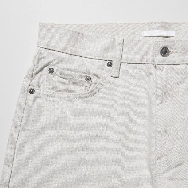 Men Uniqlo Helmut Lang Classic Cut Jeans White | 2688229