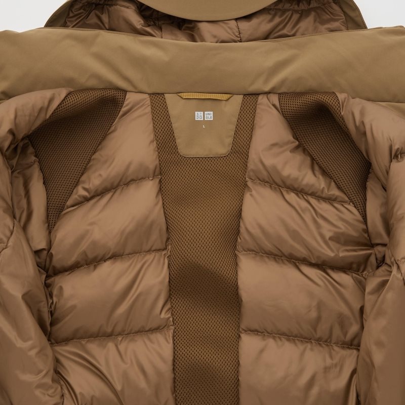 Men Uniqlo Hybrid Down Parka Navy | 493359