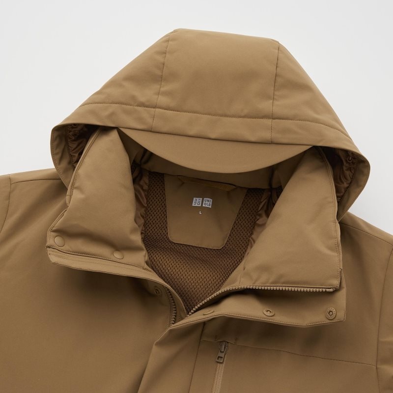 Men Uniqlo Hybrid Down Parka Navy | 493359