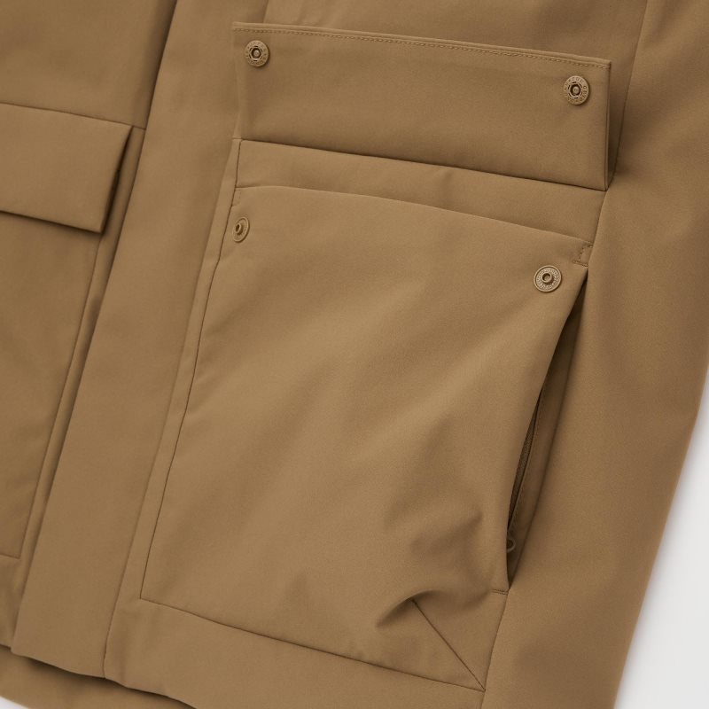 Men Uniqlo Hybrid Down Parka Navy | 493359